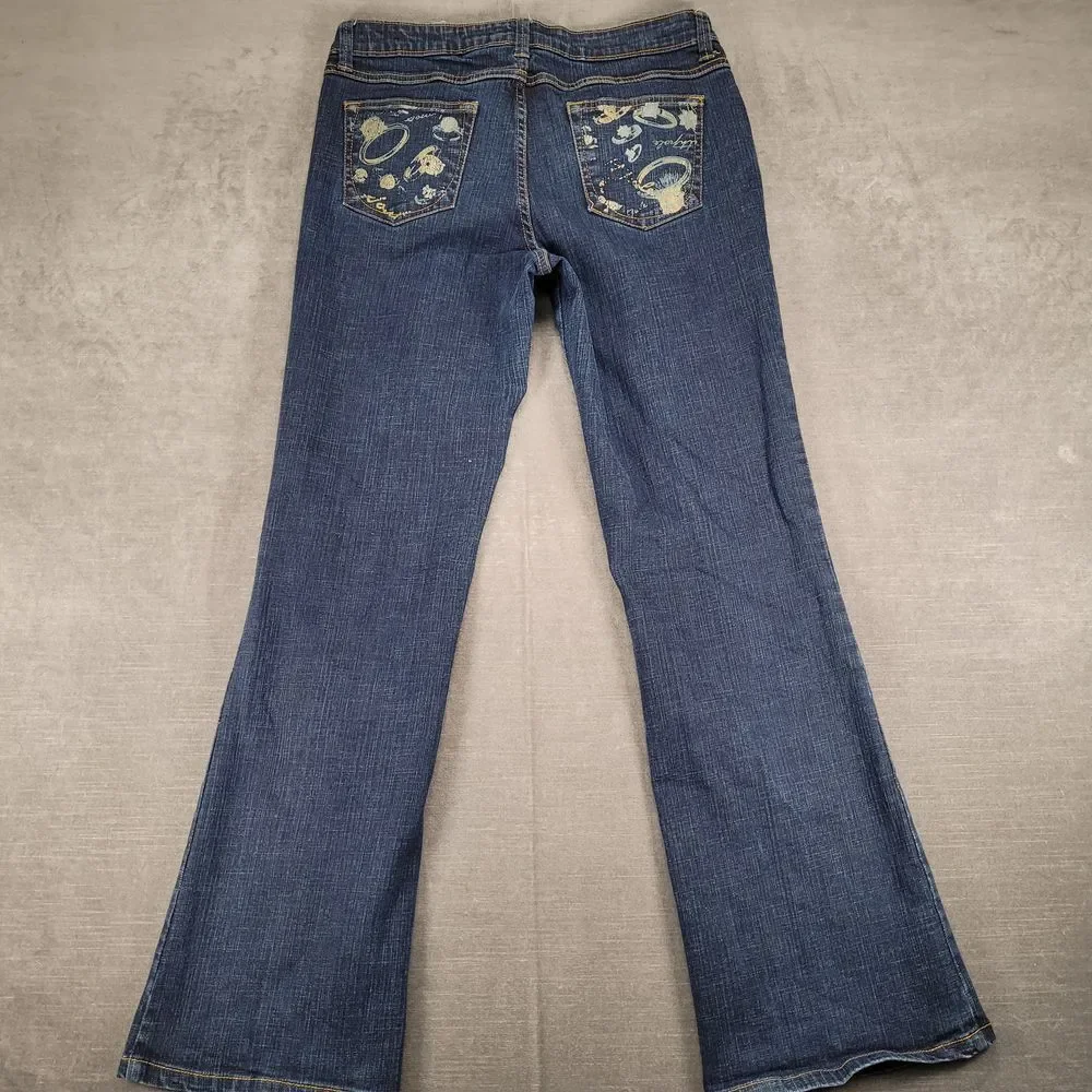 Southpole Medium Wash Bootcut Denim Jeans Classic Y2K Style Size‎ 13